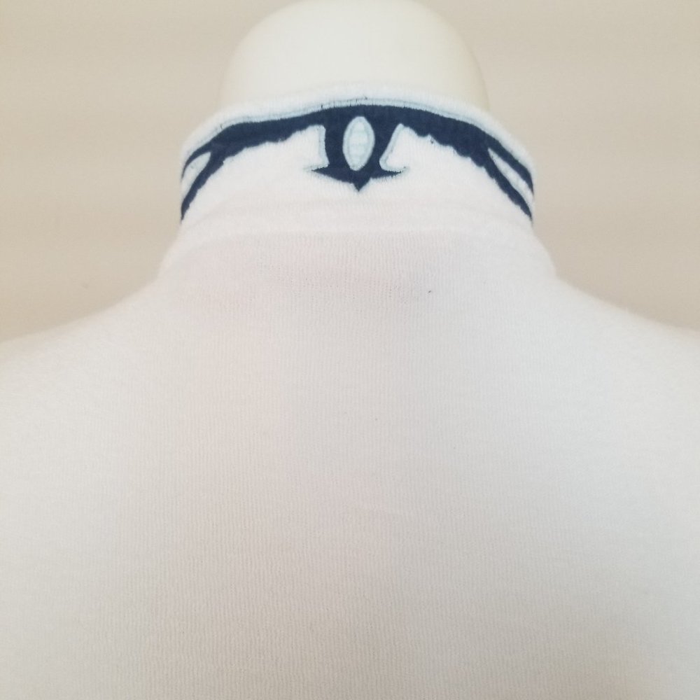 TORY BURCH Terry Cloth Embroidered Top Size XS - Picture 7 of 11